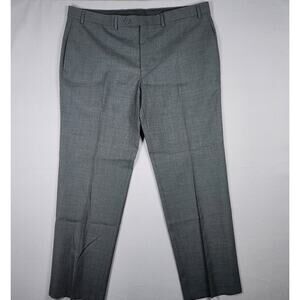 Lauren Ralph Lauren Men's grey dress pants 100% Wool 40W X 30L "Total Comfort"